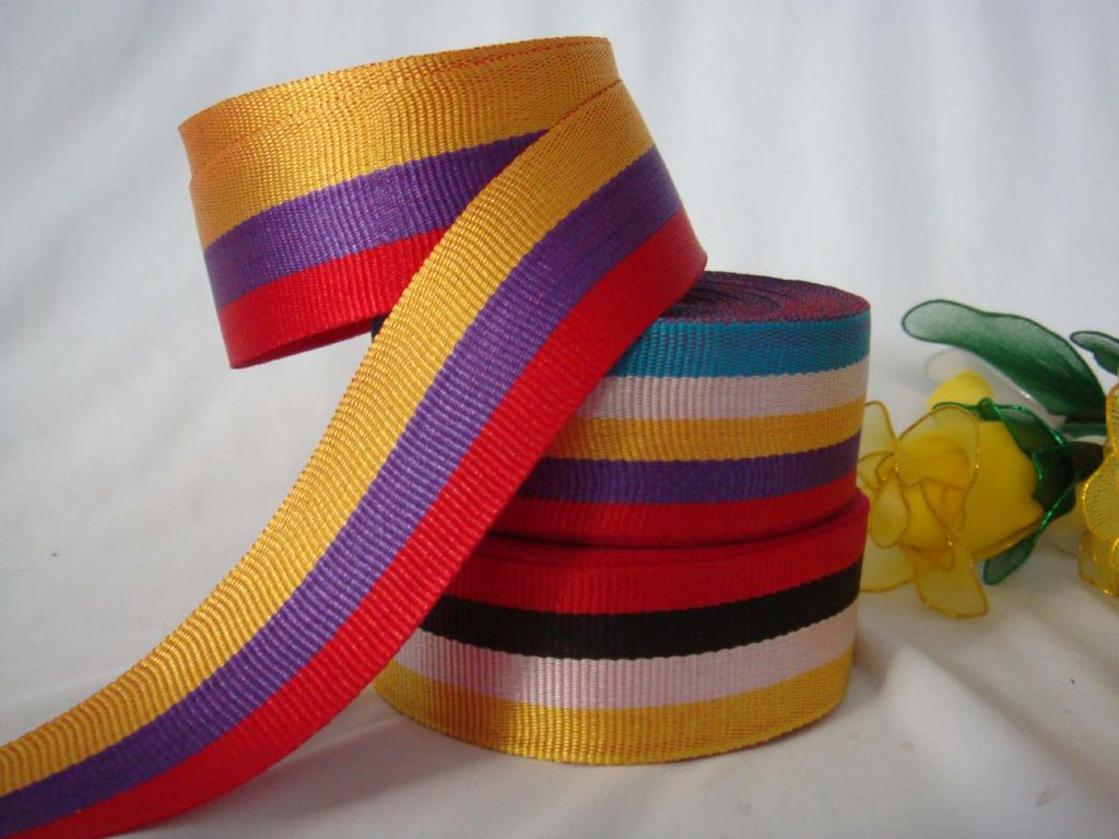 Golden  ribbon Slight silk ribbon  Fish silk ribbon