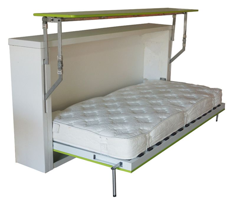 Single Space Saving  Wall Bed With Computer Table