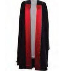 cambridge style  graduation gown