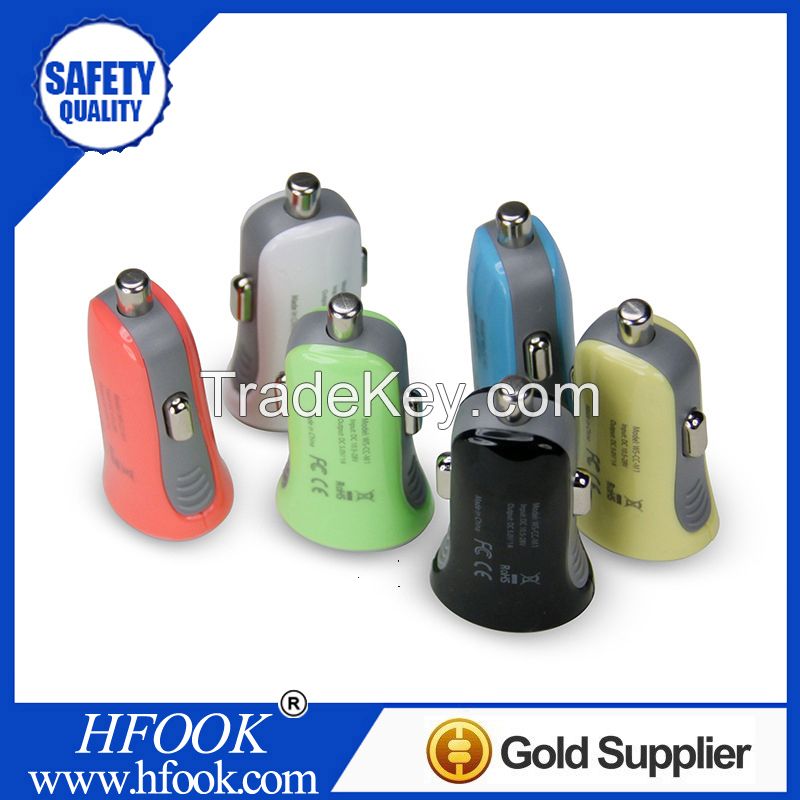 2014 Hottest Sale 5V2.1A USB Car Charger High Quality