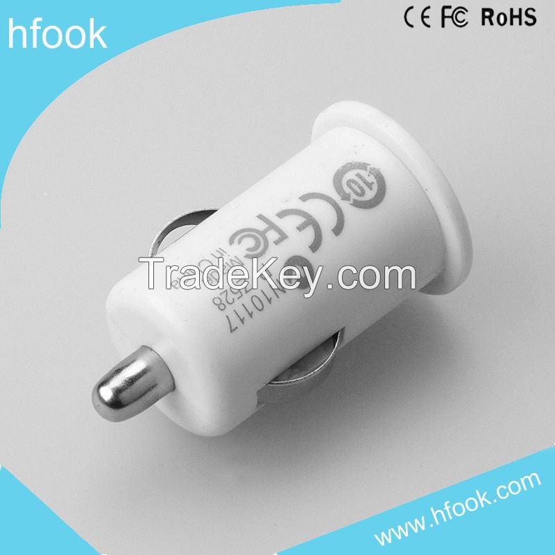 Car charger usb usb meet CE,ROHS FCC Wholesale OEM orders accepted 5V 3.1A car charger usb