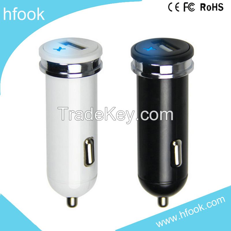 OEM orders accepted one put out 5V 2.1A Micro USB Car Charger meet CE,ROHS FCC