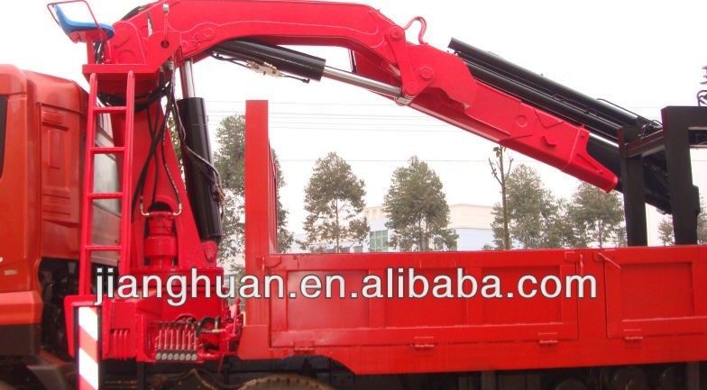 12ton knuckle boom truck mounted crane