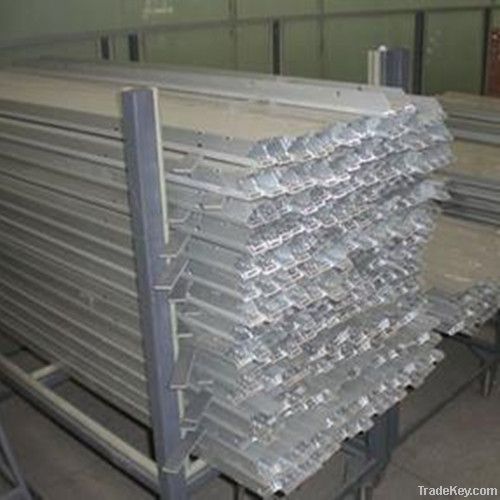 Aluminium frames of solar battery panel