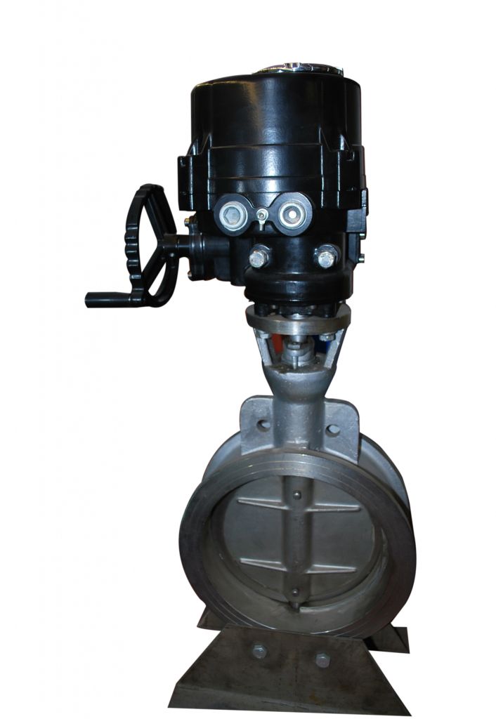 Electric regulating butterfly valves