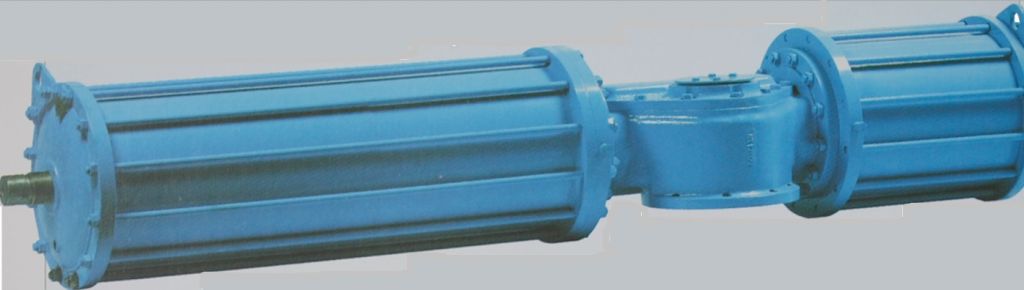 Valve Pneumatic actuator large fork type