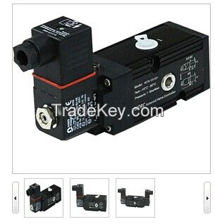 Explosion proof solenoid valve of pneumatic actuator for valves