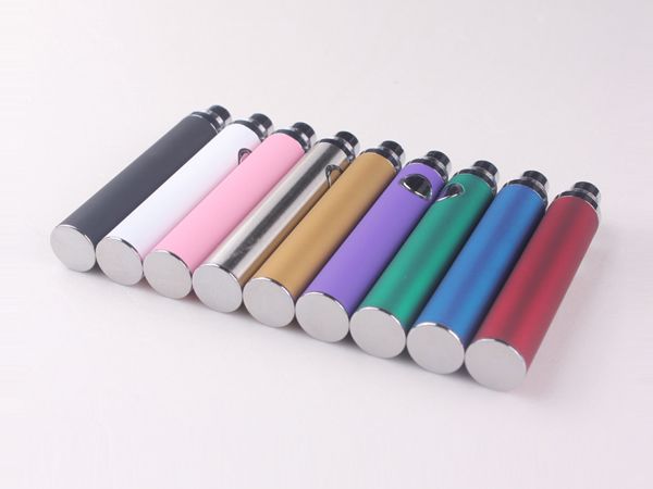 Trueman new evod battery 650mah/900mah/1100mah variable voltage 9 color