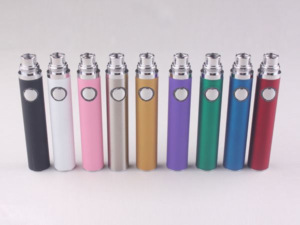 Trueman new evod battery 650mah/900mah/1100mah variable voltage 9 color