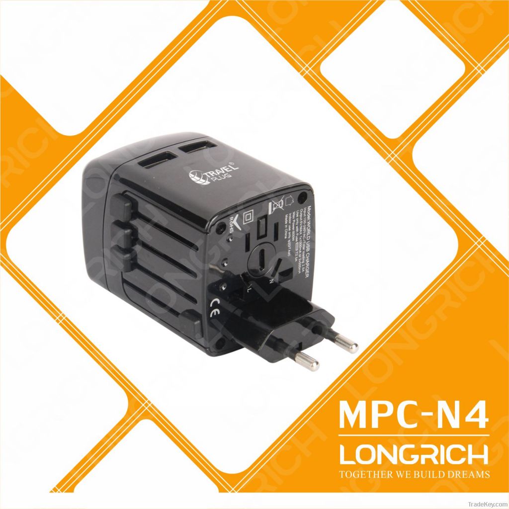 2014 LONGRICH Hot Sale changeable AC plug for Promotion Gifts MPC-N4