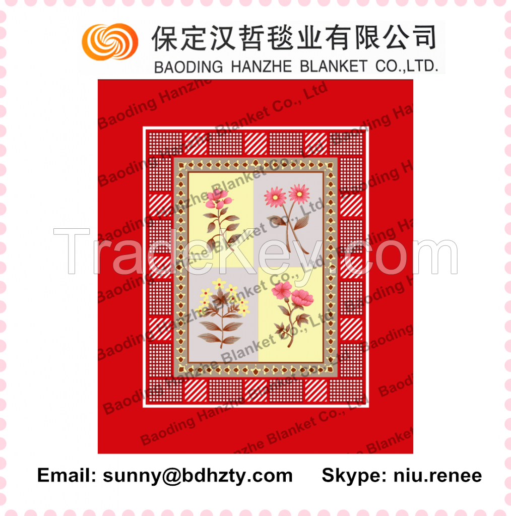 China manufacturer of polyester blanket