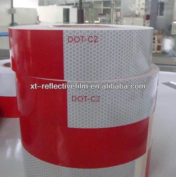 DOT reflective tape , conspicuity tape, reflective sheeting, reflective film for vehicle, truck and cars