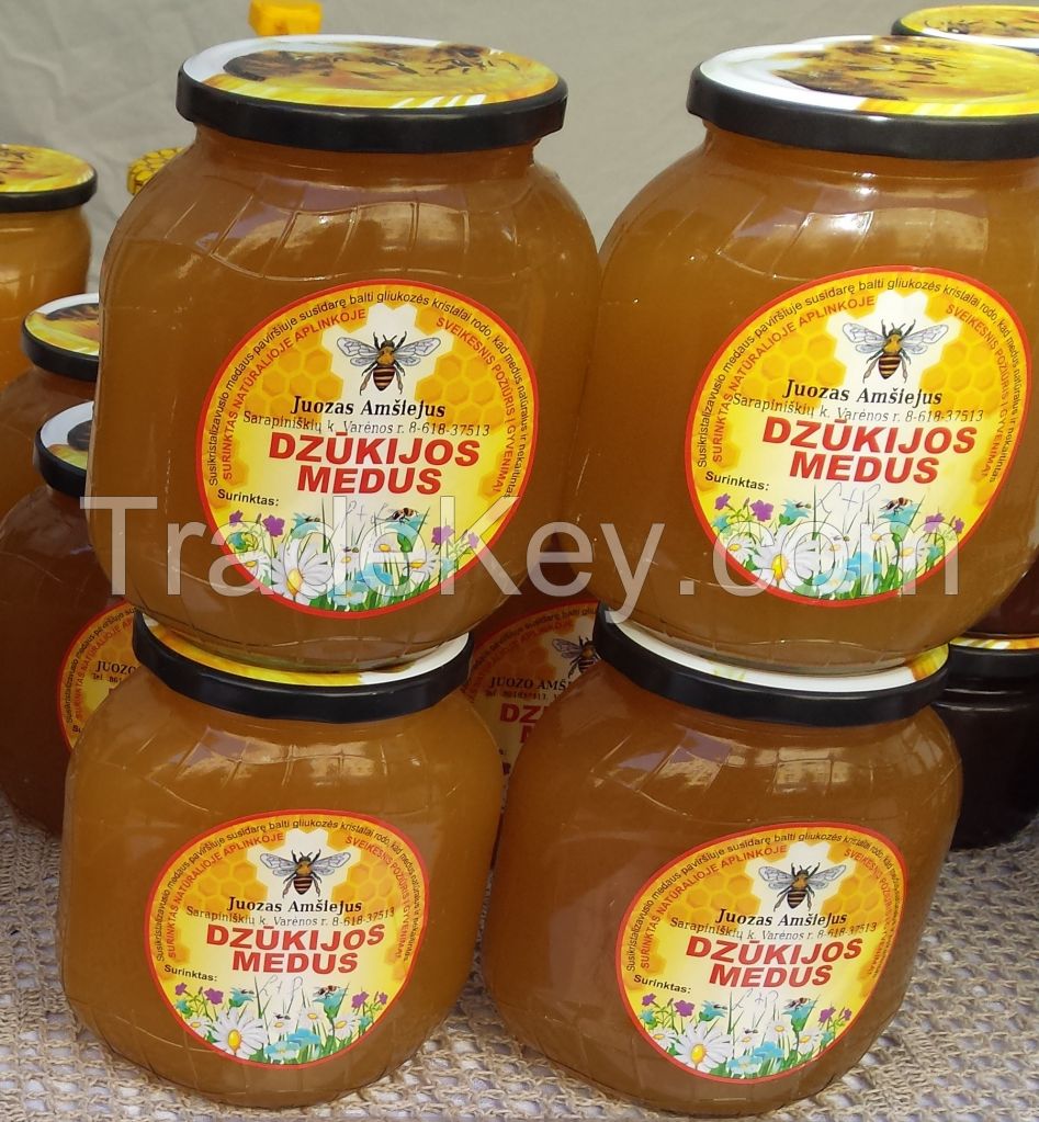 Honey (meadows, linden, lithuanian forest and buckwheat)