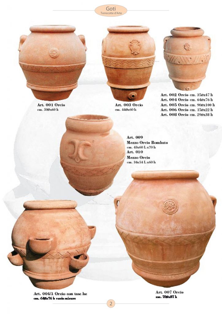 Plants pot, jar Impruneta terracotta