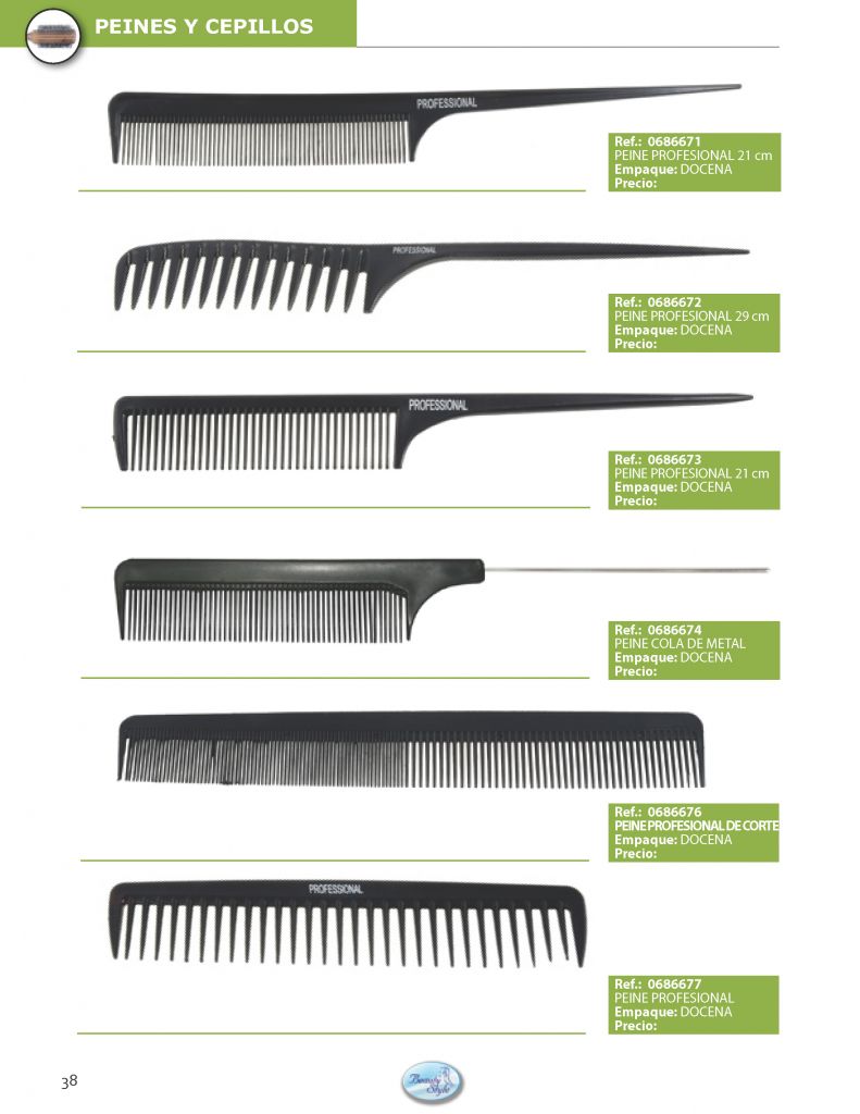 Professional Combs And Brushes