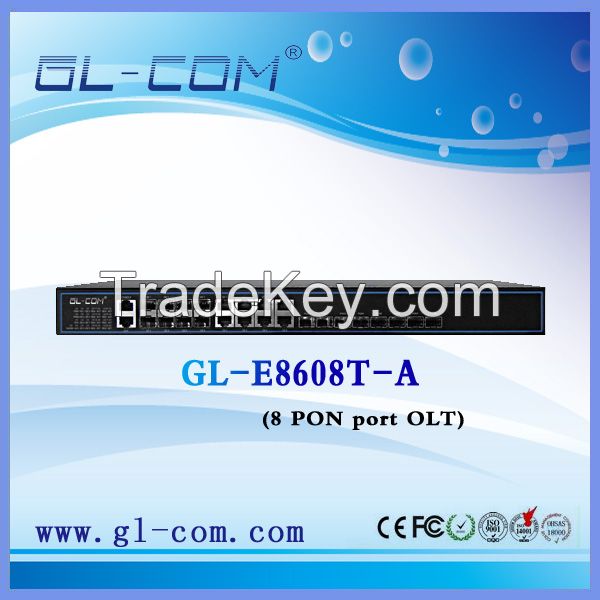 GEPON OLT with 8 PON ports , FTTH/FTTX EPON/GEPON OLT solution