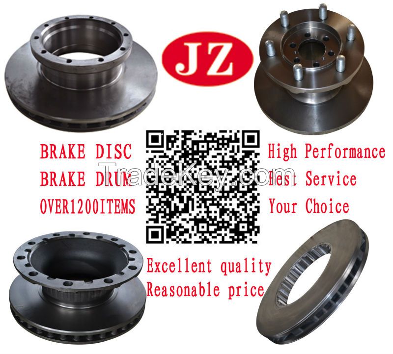 ISO/TS 16949 brake disc for trucks, buses, vans, traiers, etc.