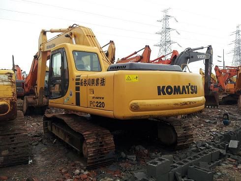 used excavator PC220-6, second hand komatsu excavator