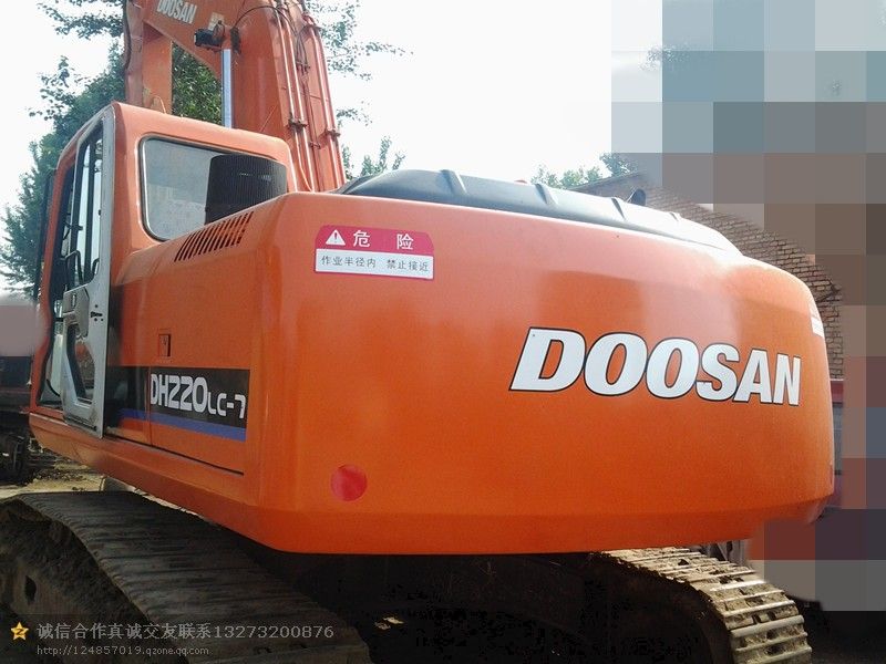 used excavator DH220LC-7, second hand Doosan excavator, Daewoo