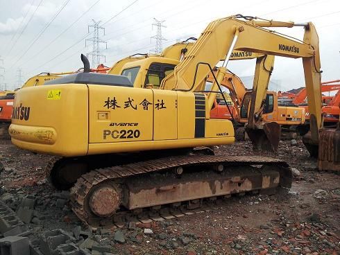 used excavator PC220-6, second hand komatsu excavator