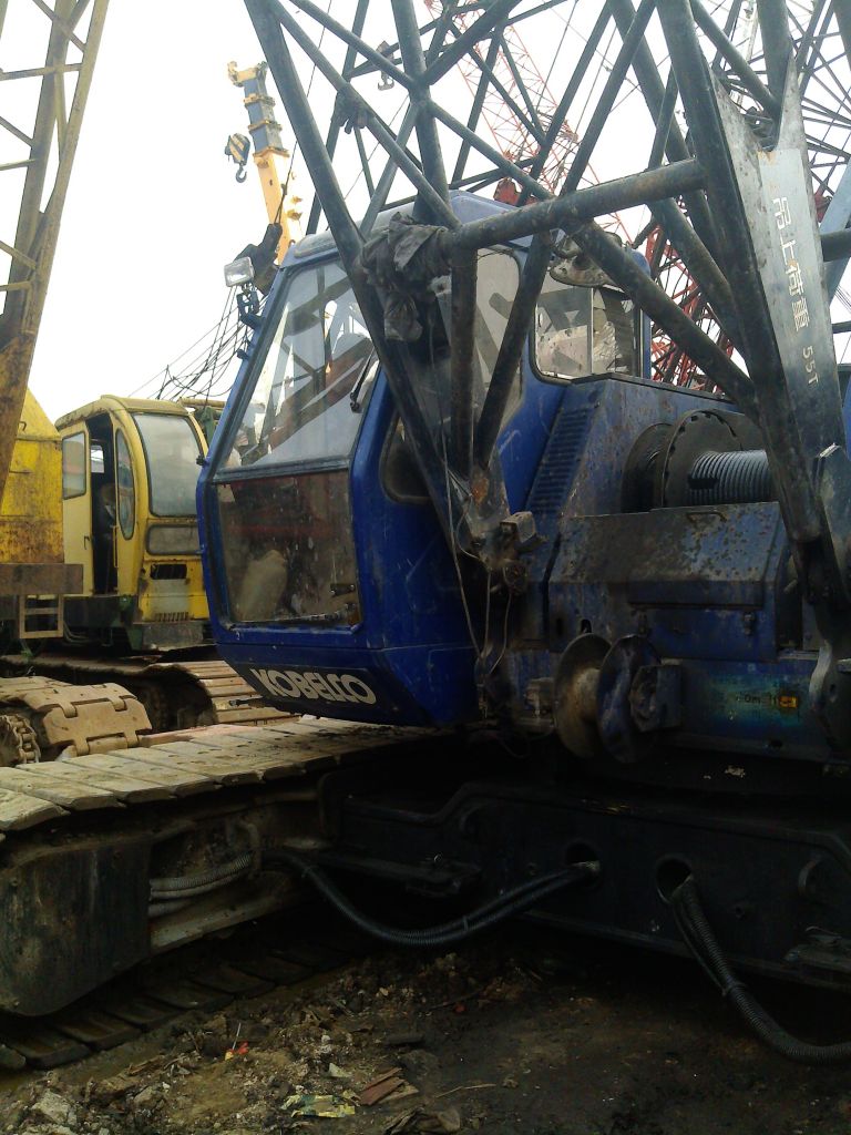 Used KOBELCO 55ton Crawler Crane,7055