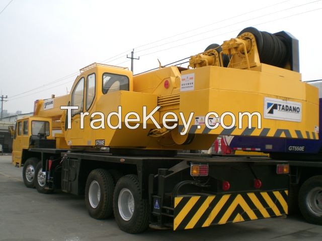 used TADANO 50ton truck crane, second hand mobile crane