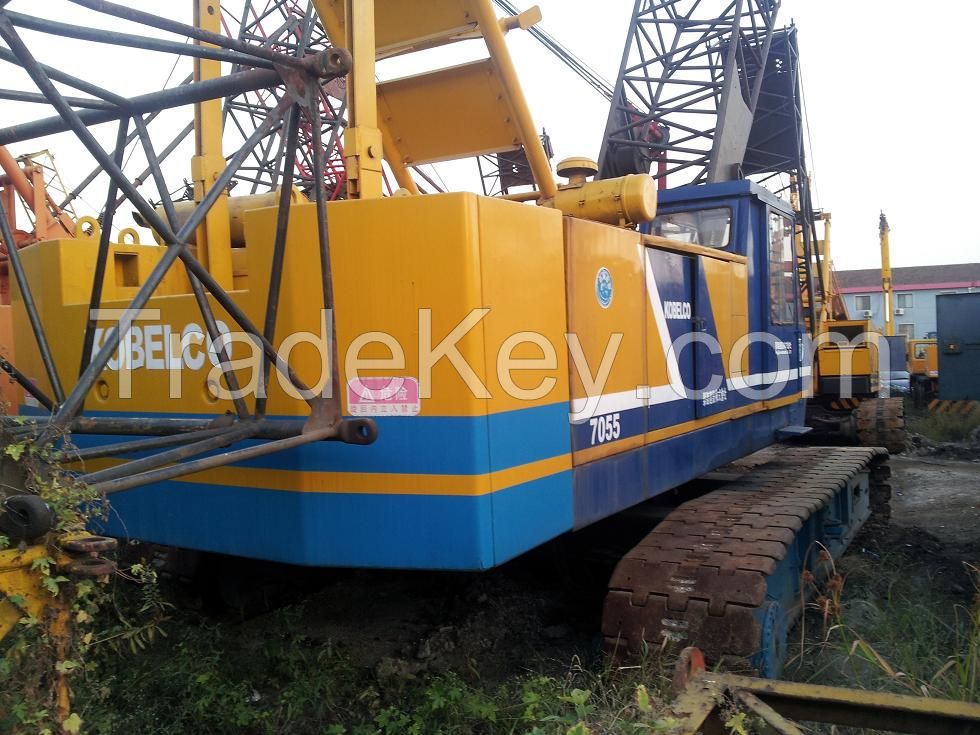 USED KOBELCO-7055 CRAWKER CRANE