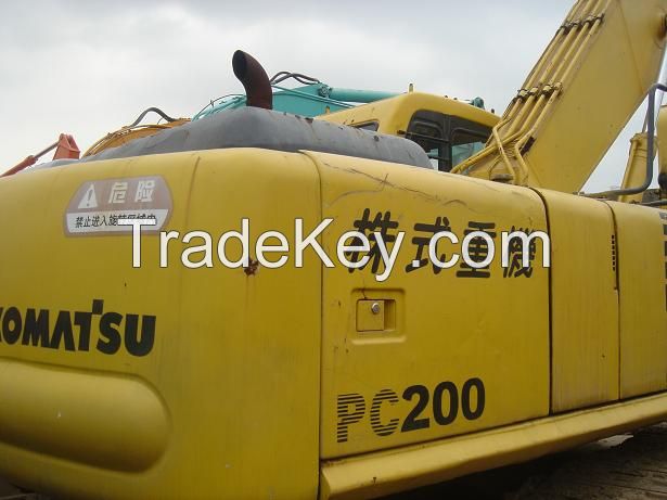 used excavator PC200-6, KOMATSU excavators