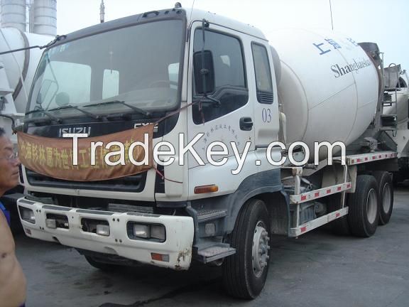 used concrete mixer ISUZU