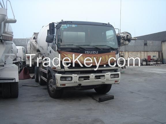 used concrete mixer ISUZU