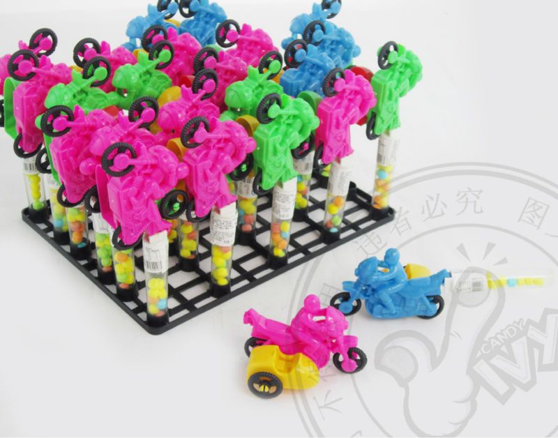 IVY-TC297 Funny motorcycle toy with candy toy candy  