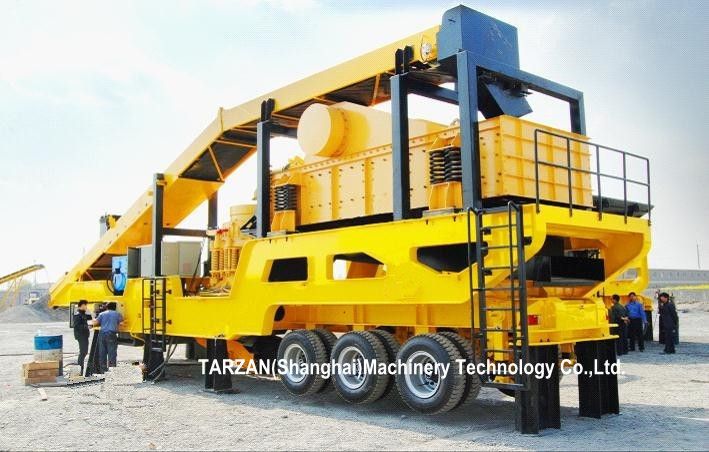 Best Brand Tarzan Coal strip mine mobile crusher plant in China