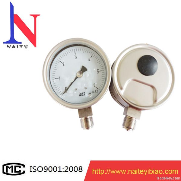 All stainless steel manometer with blast hole