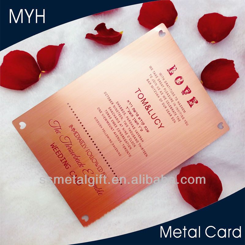 metal wedding decorations & gifts