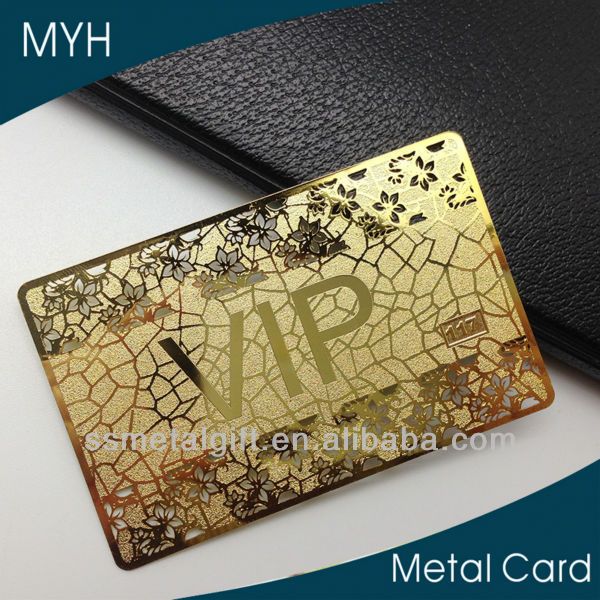  cheap metal vip card made in china
