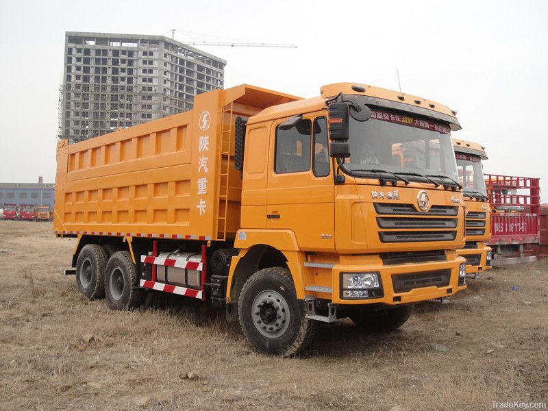 Military quality 340hp shacman 6x4 dump truck