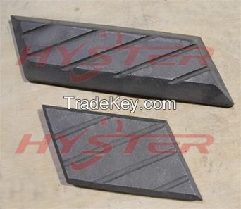 white iron skid bar wear plate liner plate