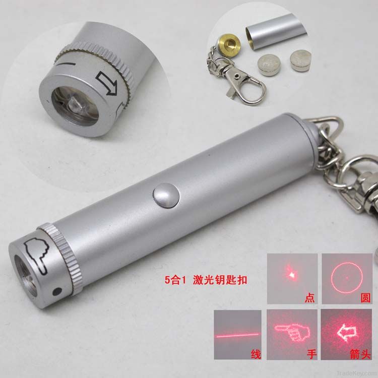 New arrvial!! 5mw 650nm laser projector pointer 5 in 1