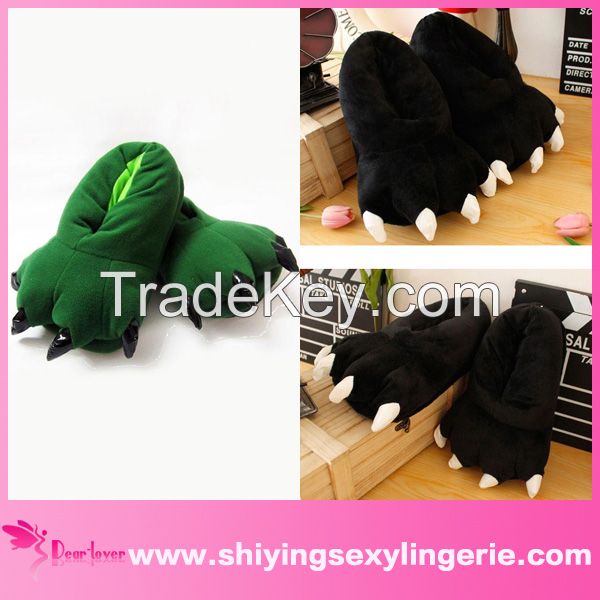 costume adult Furry Claws Cartoon Cotton Shoes pajamas