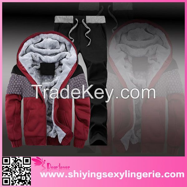 wholesale men plain 100% polyester hoodies