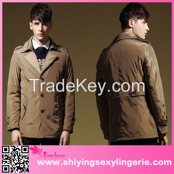 wholesale mens fleece Windproof British Style jacket