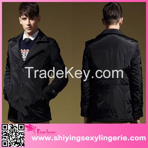 wholesale mens fleece Windproof British Style jacket