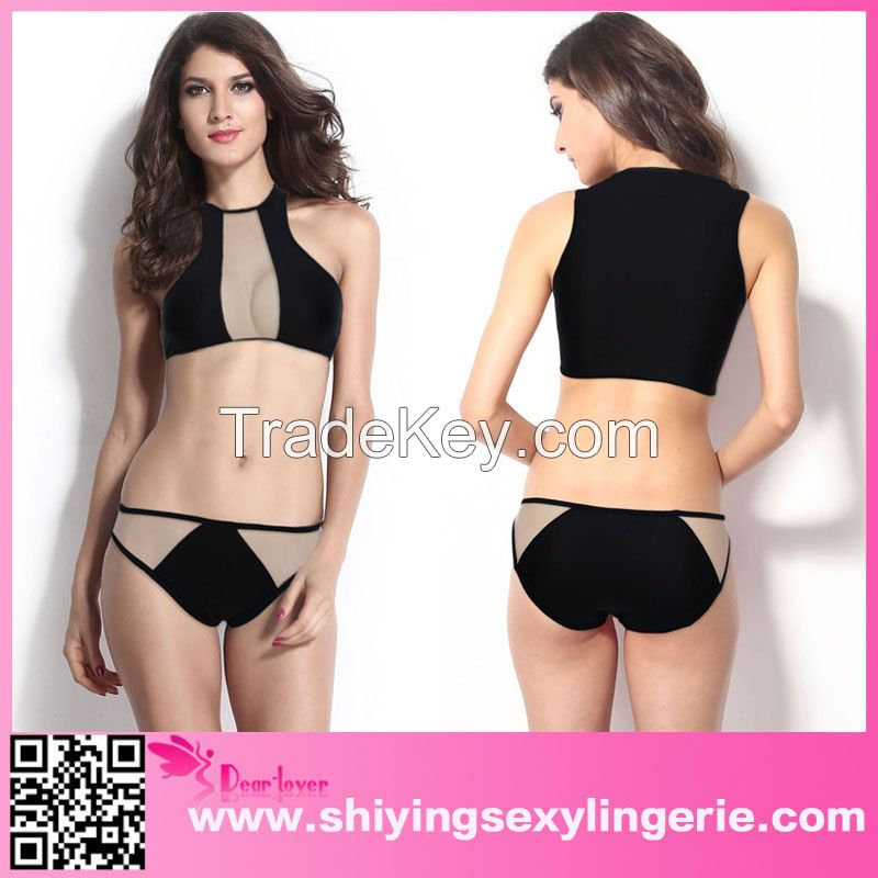 New Sexy Mesh-insert Surfing brazilian swimwear wholesale