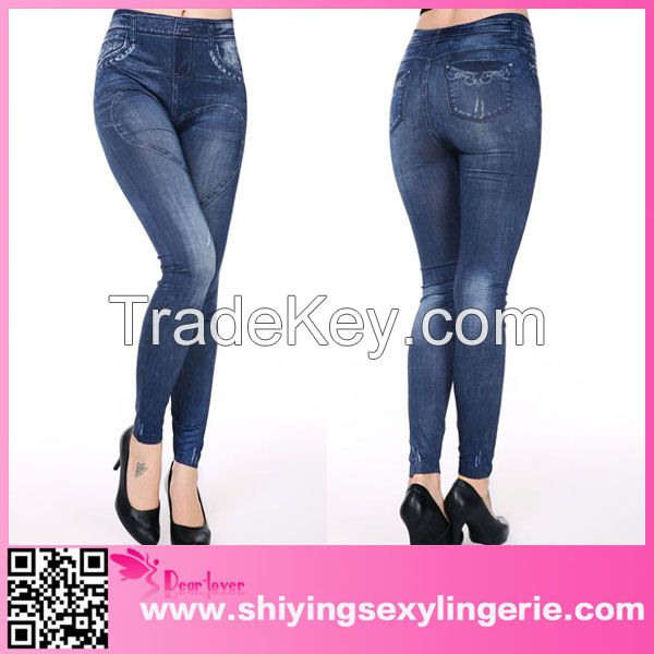 wholesale women sweetheart accent skinny jeans legging