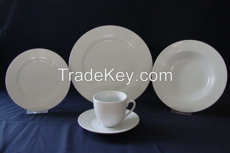 Ceramic 20PCS Tableware Dinner Set, Tableware Set, Square Dinner Set