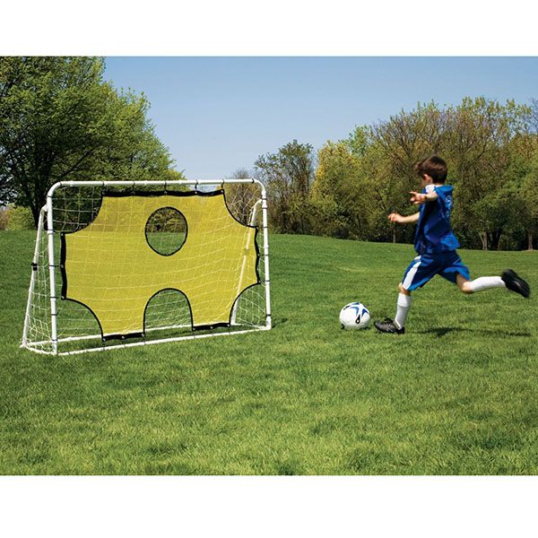 metal soccer goal with target full size supplied 