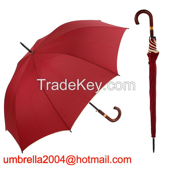 Fashion Sun Straight Golf Umbrella Pongee OEM Umbrella