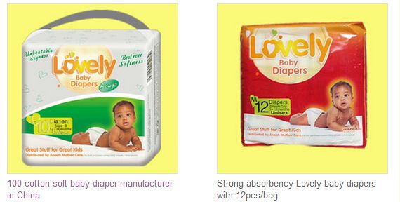 baby diapers sanitary napkins