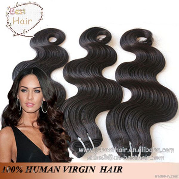 Wholesale Brazilian hair 5A grade virgin weaving 100% human hair exten