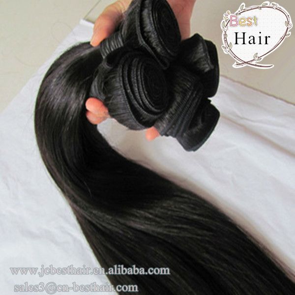 Top Grade 100% Unprocessed Virgin Brazilian Hair Silky Straight Wave Hair Weft